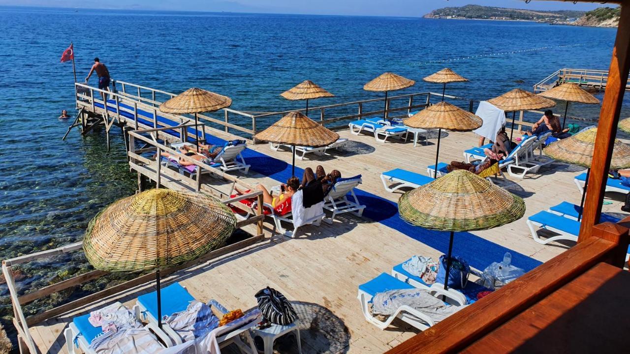 Assos Nazan Motel Restoran Beach Сокакагзи Экстерьер фото