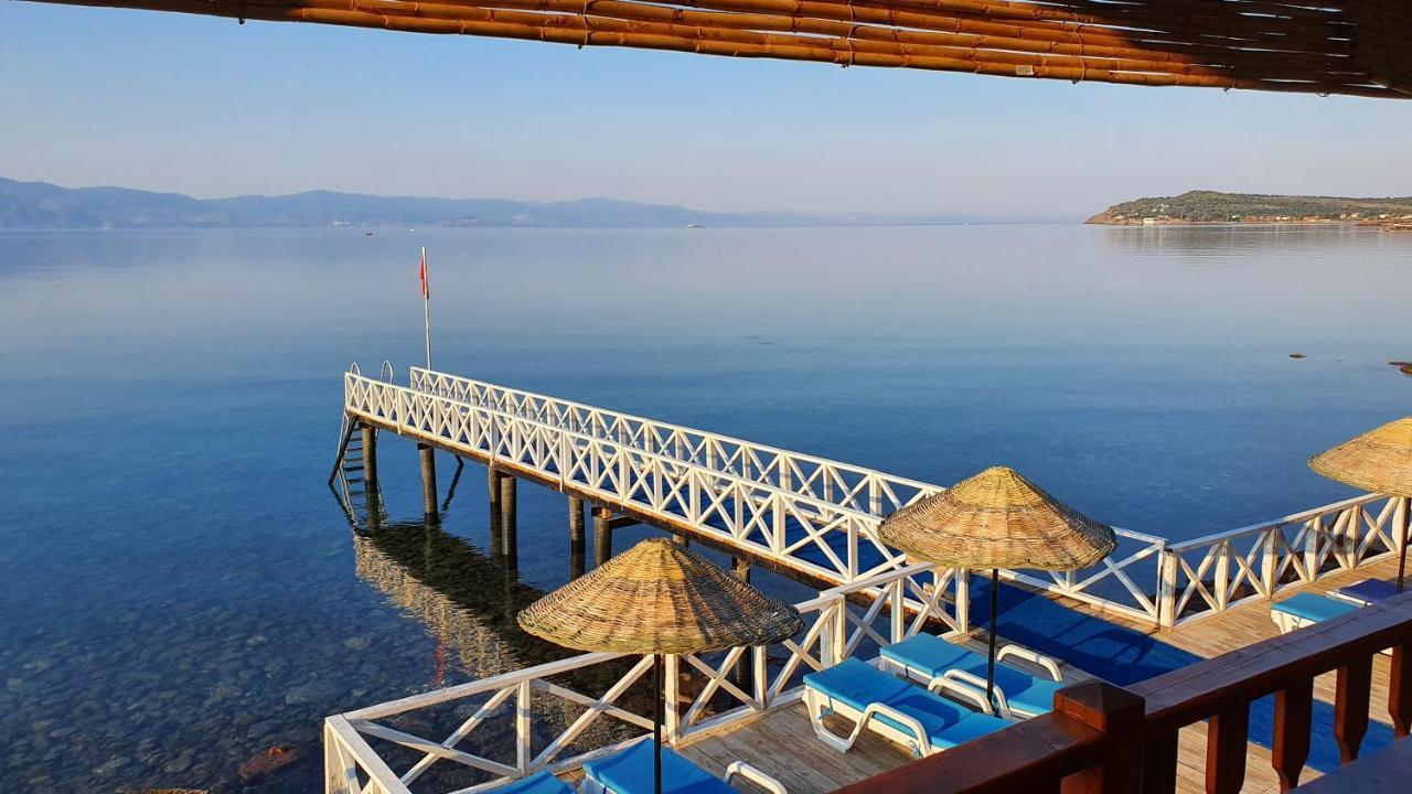 Assos Nazan Motel Restoran Beach Сокакагзи Экстерьер фото
