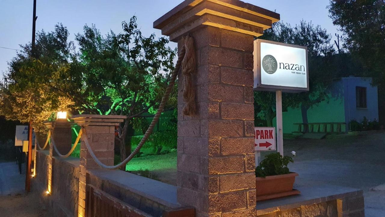 Assos Nazan Motel Restoran Beach Сокакагзи Экстерьер фото