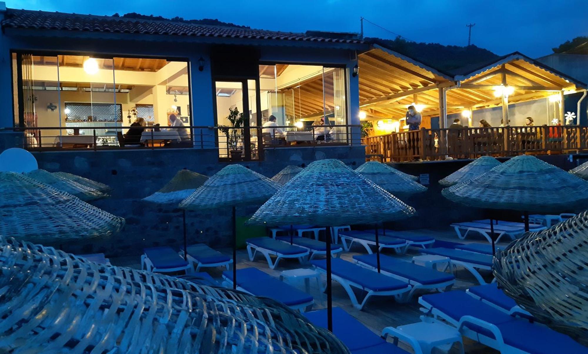Assos Nazan Motel Restoran Beach Сокакагзи Экстерьер фото