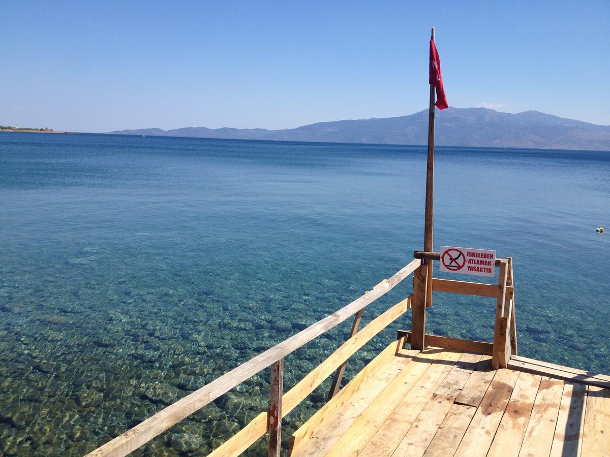 Assos Nazan Motel Restoran Beach Сокакагзи Экстерьер фото